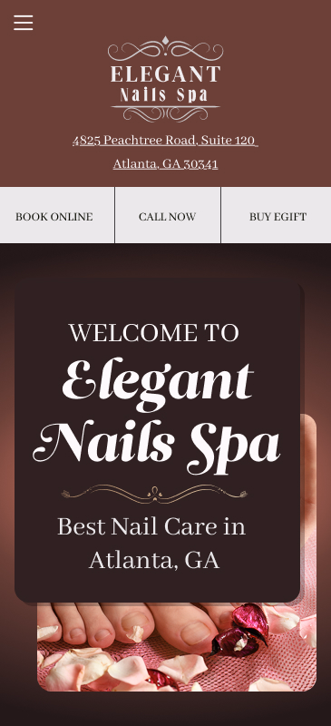 Design #048 featuring chocolate brown